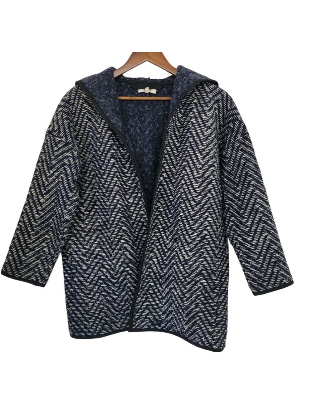 Madewell Herringbone Wool Blend Hoodie Wrap Womens Size XS/S Style E155